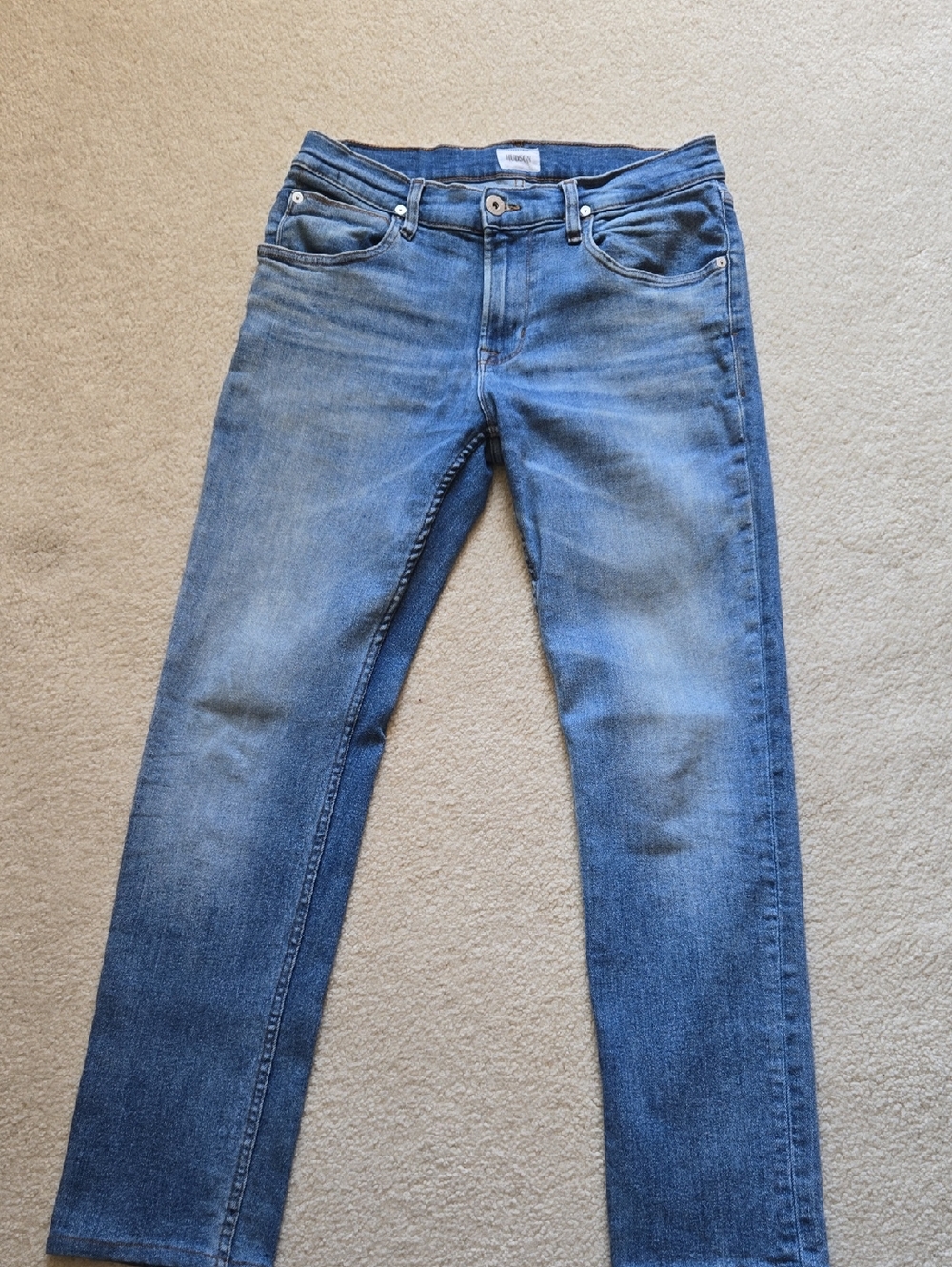 Hudson Jeans Men's Slim Straight in Medium Blue Wash